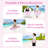 4 PCS Beach Umbrella Set with 2 Foldable Chairs & Picnic Blanket, Tilt Mechanism Pink-555178134