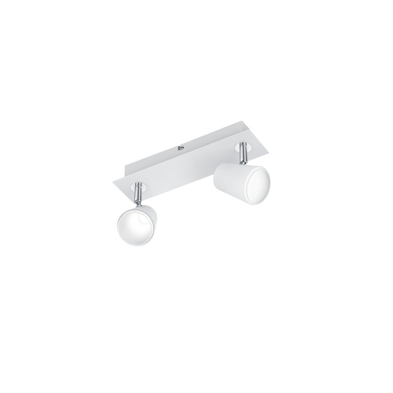Nbad LED Semi Flush Mount, Matt White