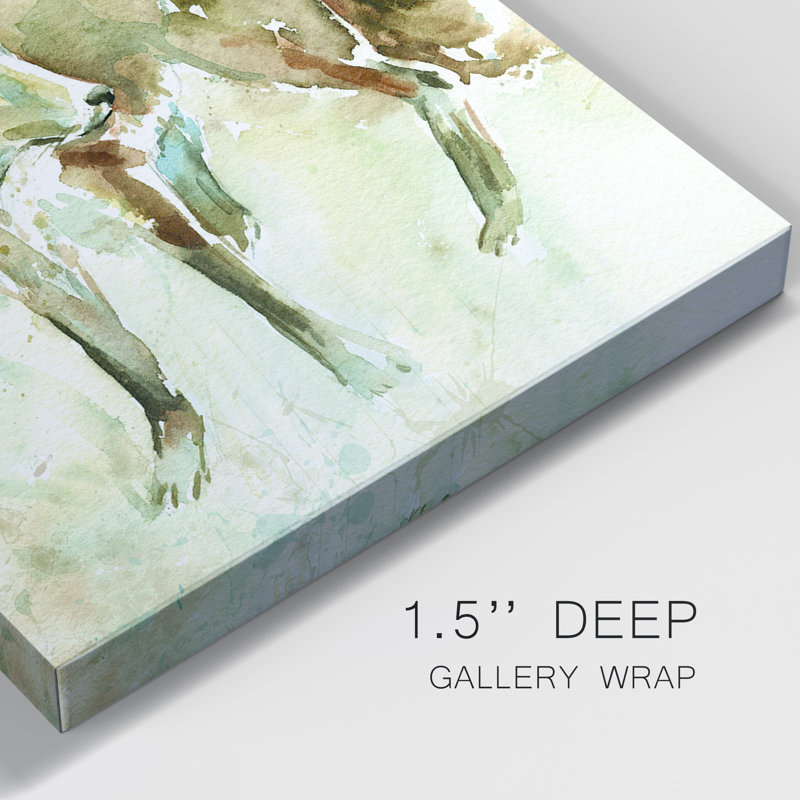 On Second Thought - Ensemble de 2 peintures sur toiles, H 10 po x l 20 po x P 1 po, Toile tendue