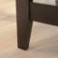 Bureau en L, finition brune