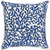 Osprey Floral Cotton Throw Pillow