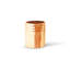 Groove Solid Wood Drum End Table