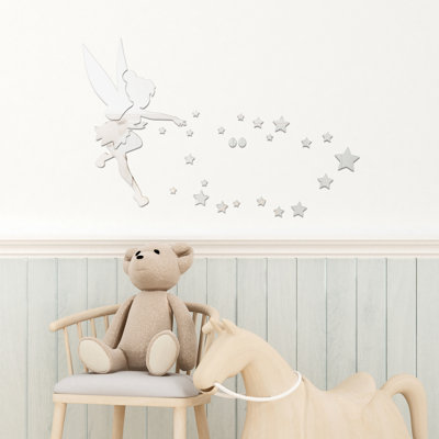 Little Girl Mirror Wall Art Wall Decal