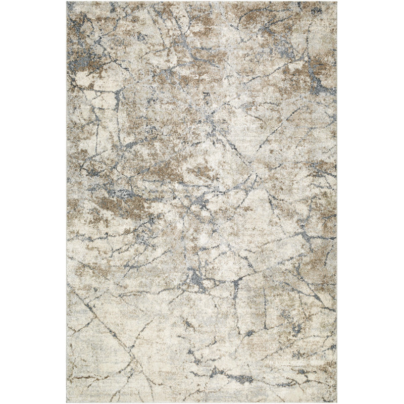 Puccio Abstract Indoor Rug, Rectangle 9'2" x 12'