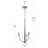 Jheni Three-Light Brushed Nickel Chandelier-127380295-130774068
