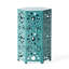 Table d'appoint - look, fabrication de tubes en fer, option craquelage, améliore le décor de la cour arrière, aucune table d'assemblage 2 en 1, conception, tubes, bleu, fonction extérieure, requis-945358718