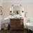Amara Rustic Farmhouse Solid Wood Framed Tempered Glass Wall Mirror with 5-Year Warranty-906499388-906499339