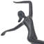 NATALIA DANCER Iron Figurine 33cm-92166291