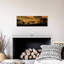 Silhouette d'animaux d'Afrique sur toile-950961863