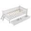 Lit plateforme en bois avec garde-corps et 2 tiroirs-777048736