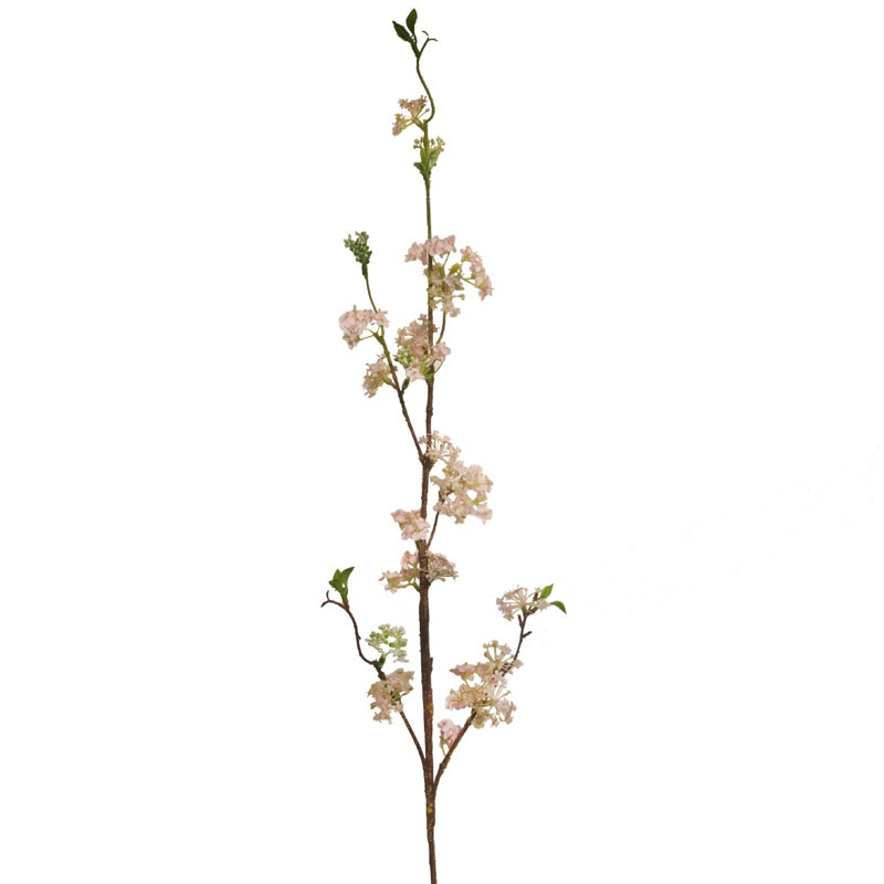 6 pièces de fleurs de cerisier artificielles 39,37 po, Rose