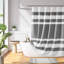 Rideau de douche gaufré de type spa avec traitement 3M-1306089533-1235931846