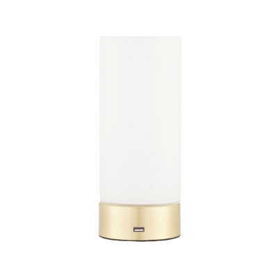 Sofia 24Cm Touch Table Lamp with USB