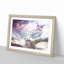 The Great Horned Owl in Abstract - Picture Frame Painting Print-55737860-55737861