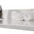 Rectangle Undermount Ceramic Sink With Single Faucet Hole
