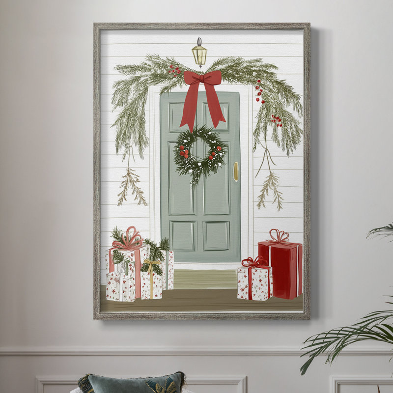 «Christmas Holiday Art CCLXI», reproduction encadrée - bois massif, H 11 po x l 9 po