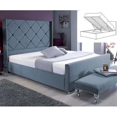 Upholstered Ottoman Storage Bed