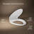 Rutledge Nightlight Readylatch Quiet-Close Elongated Toilet Seat