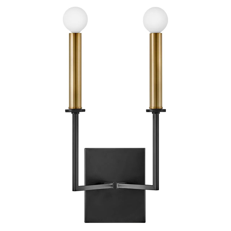 Lazlo 2-Light Two-Tone Candle Wall Sconce