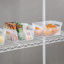 Ensemble de 2 petits bacs ouverts, contenant de rangement avec poignées pour organiser les comptoirs, garde-manger Sterilite