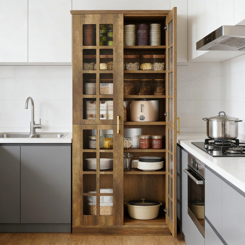 Armoire de rangement haute et spacieuse