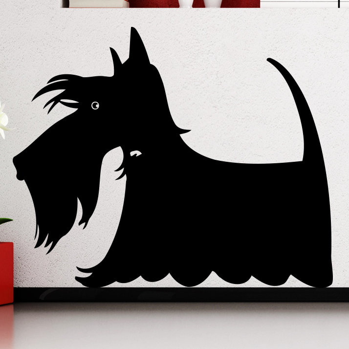 Animals Wall Decal, Black