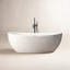 Baignoire de trempage autoportante en acrylique 65 po Tidal