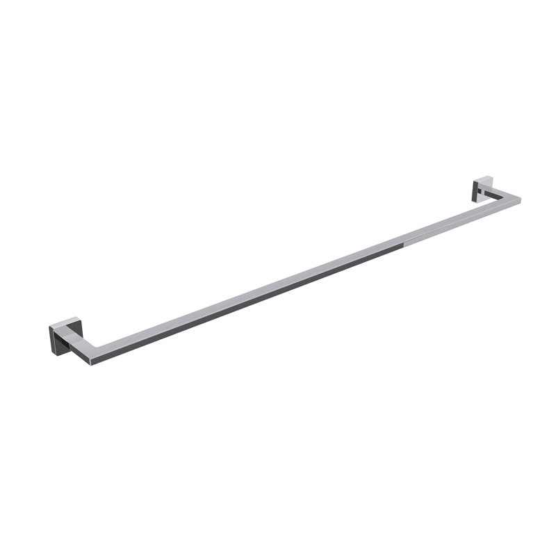 Barre à serviettes murale Dado, H 1,6 po x l 19,3 po x P 3,2 po, Chrome poli