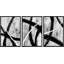 BAW "Black Grey White Geometric Paint Stroke-79731472-79731474