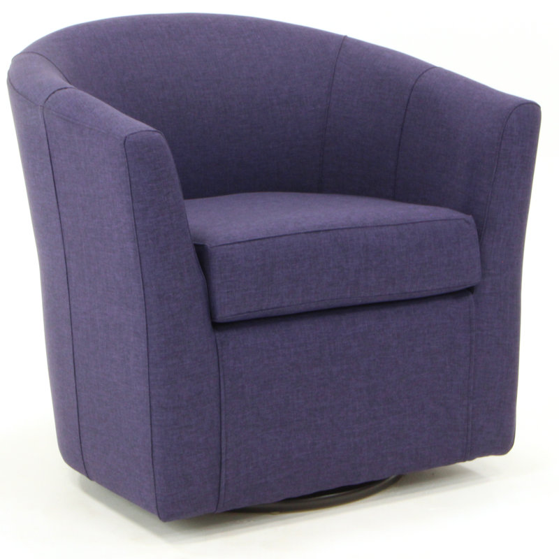 Fauteuil demi-tonneau pivotant 31 po Hansell, Améthyste Jitterbug