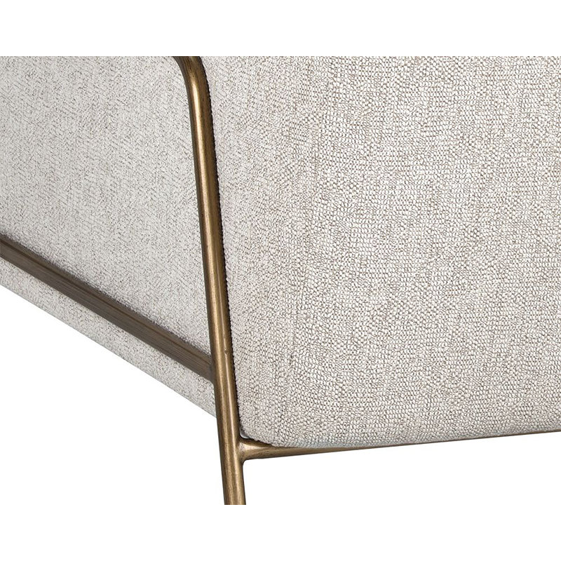Cybil Armchair, Cream Performance Basketweave