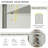 Triangle Bathroom Storage Cabinet with Adjustable Shelves, Freestanding Floor Cabinet for Home Kitchen-1172659057