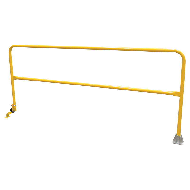 Dock Safety Swing Gate, 46.25" H x 6.5" W x 111.94" D