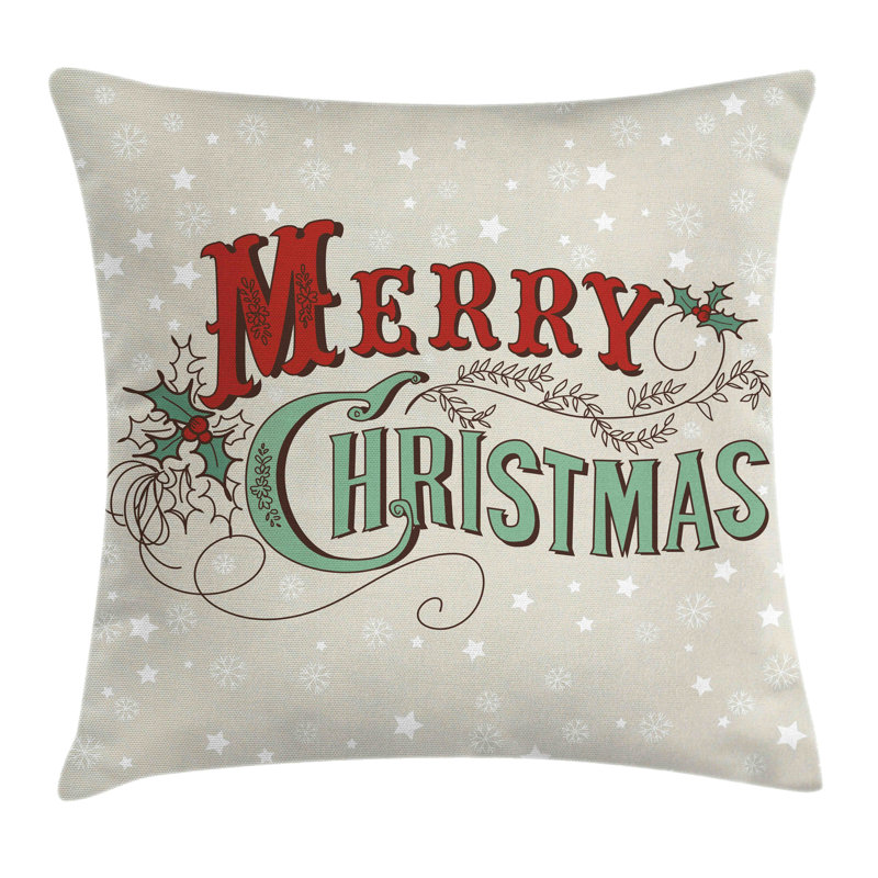 Eastham Star Snowflake Cushion Cover, 60cm H x 60cm W x 1cm D