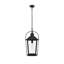 Luminaire suspendu d'extérieur noir 21 pouces Allyiah