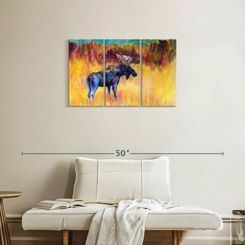 Brampt Abstract Moose, 20" H x 33" W