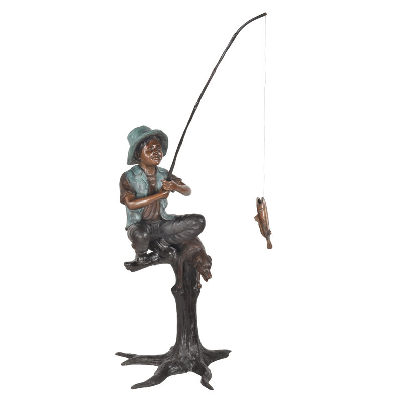 People Weather Resistant Metal Garden Statue
