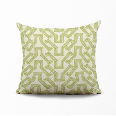 Polyester Throw Square Indoor/Outdoor Pillow Cover & Insert