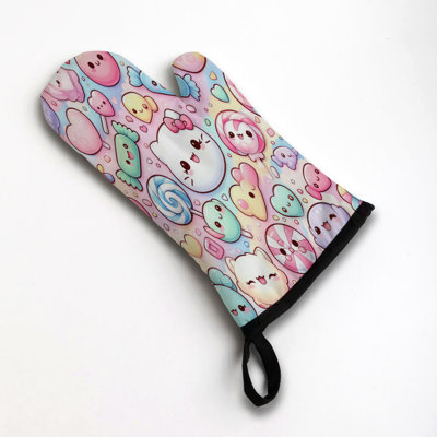 Cute Candy Vibes Oven Mitt Cotton Twill