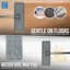 Flat Mop and Bucket Set with Built In Wringer 2 Microfibre Pads, 360 Degree Swivel Head-134511893