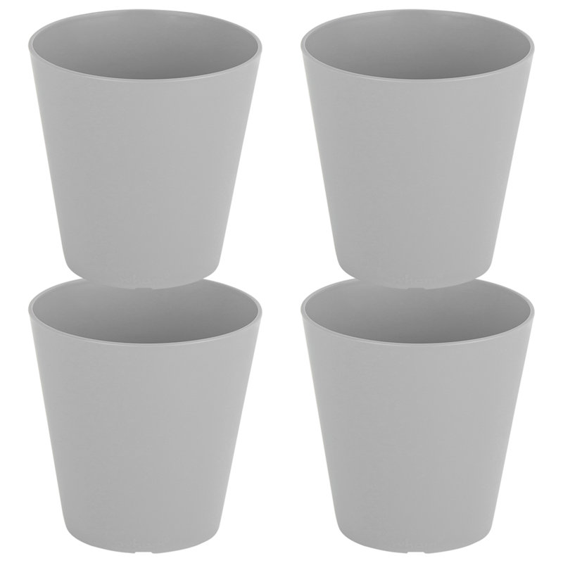 Wham Studio Round Planter Cover, 14cm H x 14cm W x 14cm D, Gray