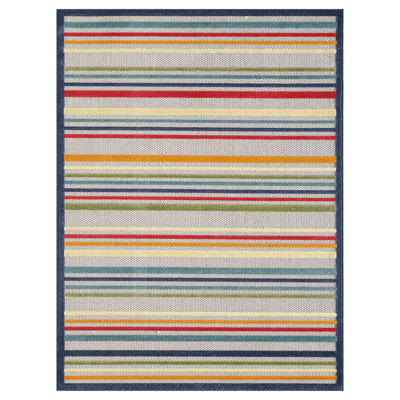 Bennay Striped Indoor / Outdoor Rug