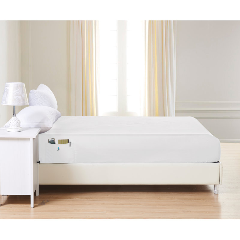 Microfiber Fitted Sheet, White, California King Fitted Sheet