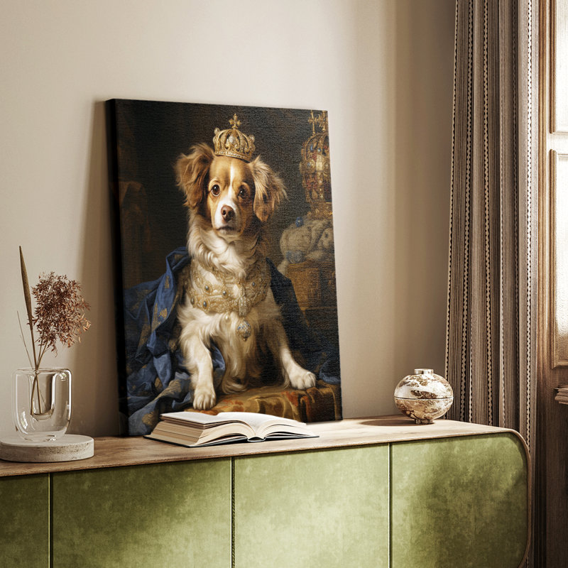 ANIMAUX série CLXIV - Toile tendue avec châssis de qualité supérieure - Prêt à être accroché, H 27 po x l 18 po