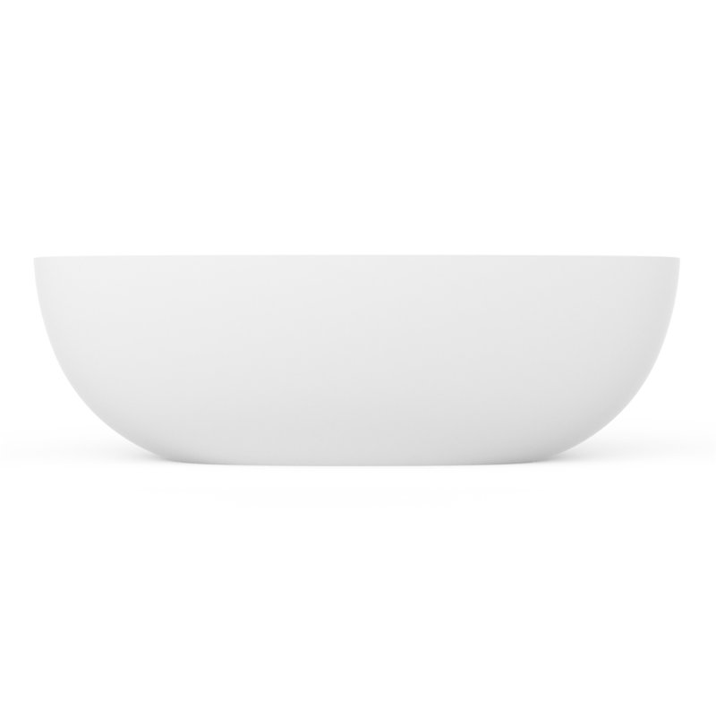 71 Inch Freestanding Solid Surface Soaking Bathtub For Bathroom
