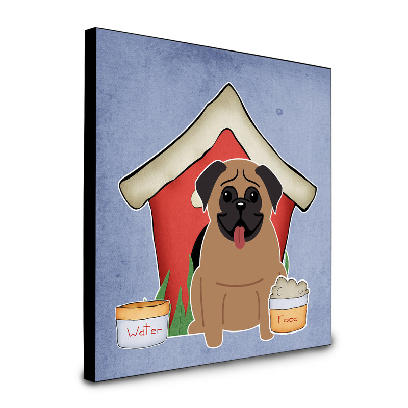 Panneau mural d’art collection dog house Scarvinia, Carlin brun