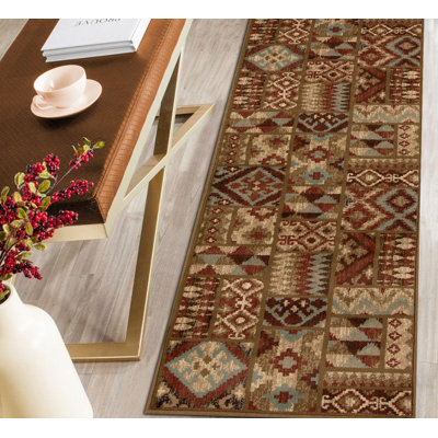 Ingrid 100% Polypropylene Modern Block Patchwork Power-Loomed Indoor Area Rug