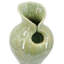 D7,9 x 11,8 "Vase en céramique sculpturale vert sauge