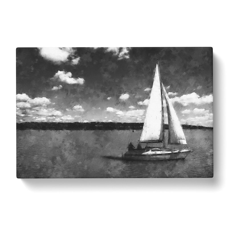 Sailing Boat Vol.3 - Wrapped Canvas Painting, 50cm H x 76cm W x 3cm D