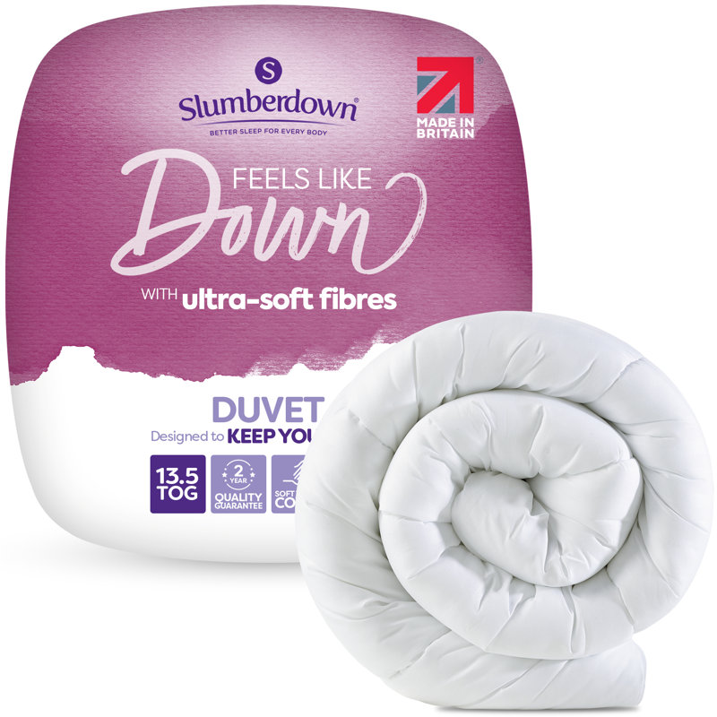 Feels Like Down 13.5 Tog Winter Duvet, Single